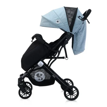 Lorelli kolica za bebe Fiorano black&silver blue + footcover (2021)-2 Lorelli kolica za bebe Fiorano black&silver blue + footcover (2021)-2